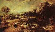 Peter Paul Rubens Rainbow Landscape Sweden oil painting artist